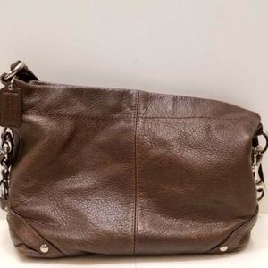 Coach Carly Medium Brown Leather bag